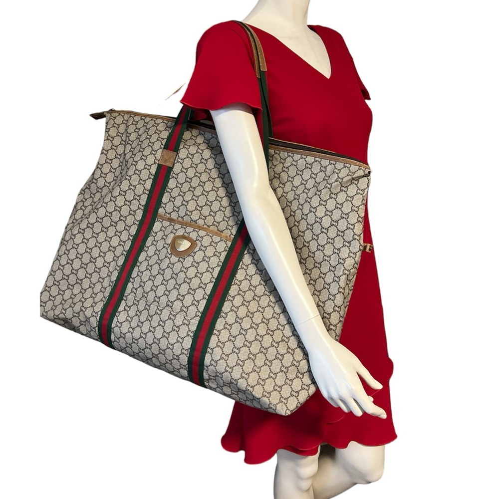 Gucci Plus Vintage Oversized Extra Large Tote Bag